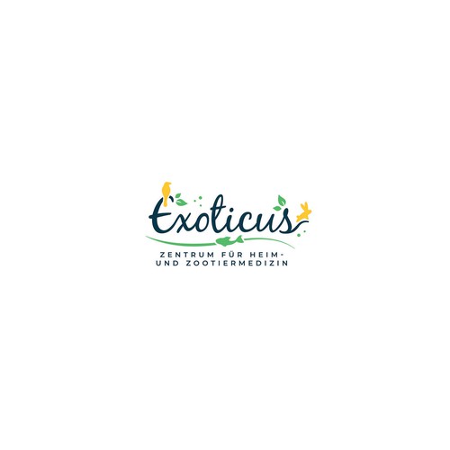 Veterinary logo with the title 'Exoticus'