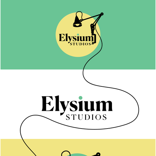 Lamp design with the title 'Bold logo concept for a studio that builds SaaS businesses '