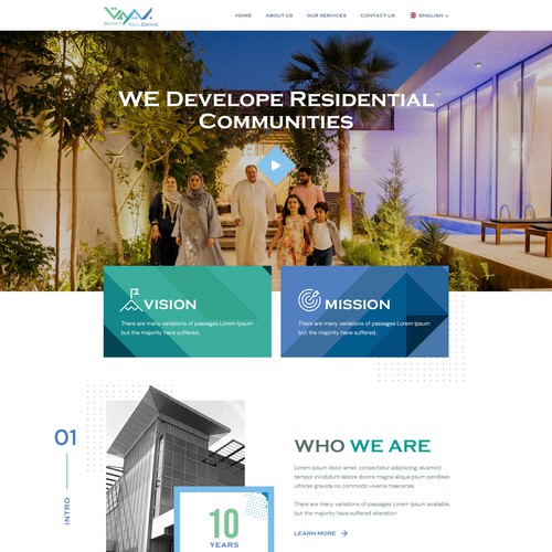 Sleek website with the title 'Website Design Concept for Beyoot'