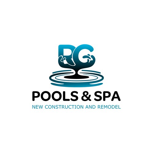Pool design with the title 'Logo'