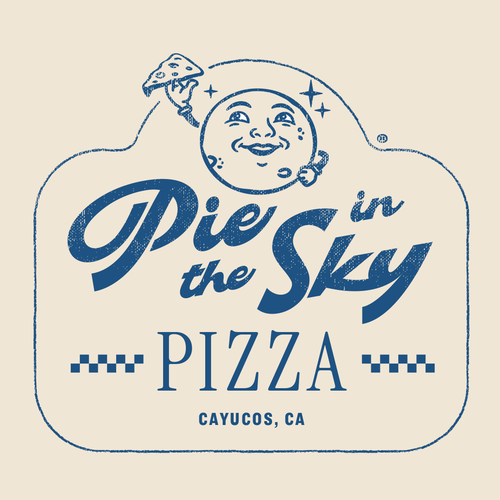 Pizza logo with the title 'Pizza'