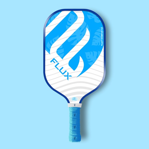 Paddle design with the title 'Hybrid 2.0 Pickleball Paddle'