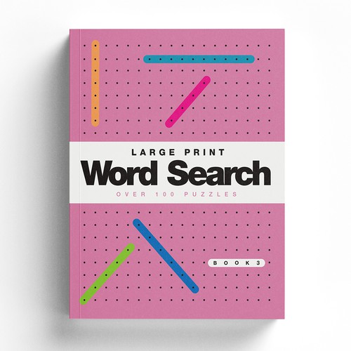 Creative book cover with the title 'Word Search '