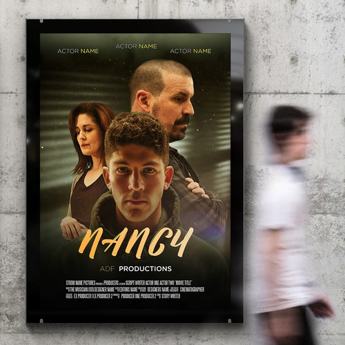 Cinema design with the title 'Short Film Banner'