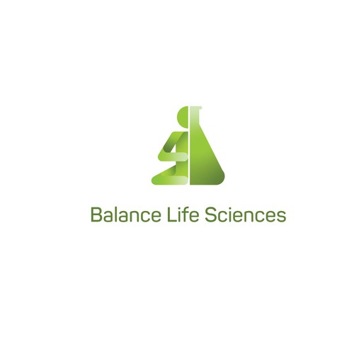 Yoga brand with the title 'Biopharmaceutical Logo Design'