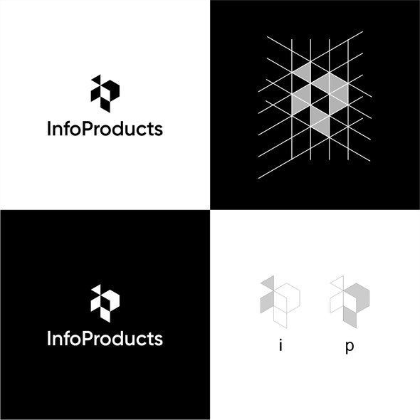 Mosaic brand with the title 'initial I + P'