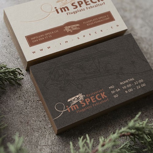 Letterpress design with the title 'Business cards with high quality printing effects'