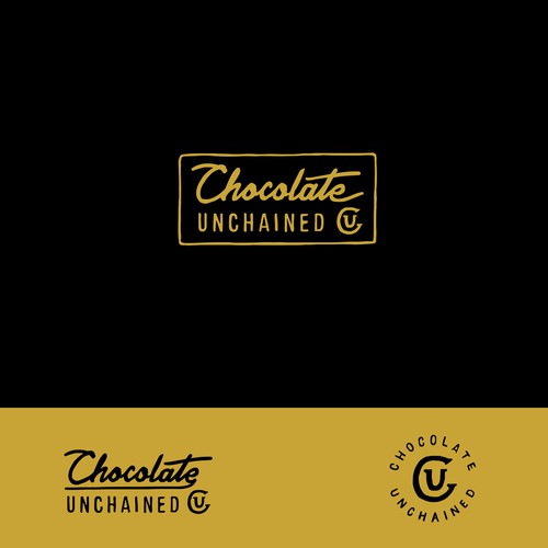 Chocolate logo with the title 'CHOCOLATE UNCHAINED'