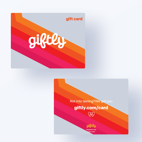 good gift card design