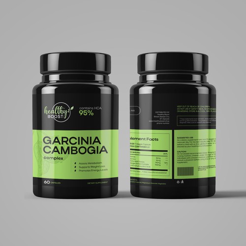 Woman label with the title 'Nutritional/Pharmaceutical Supplements for men and women 25-60'