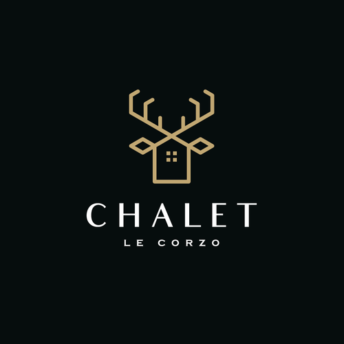 Combination logo with the title 'Chalet Le Corzo'