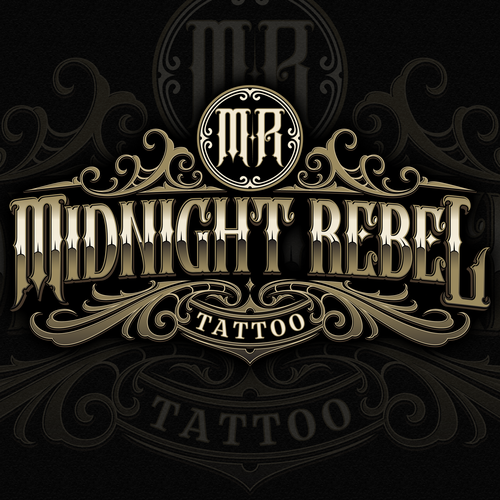 Logo with the title 'Midnight Rebel'