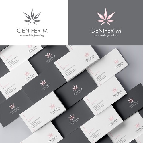 Jewelry brand with the title 'Logo for Cannabis Jewlery'