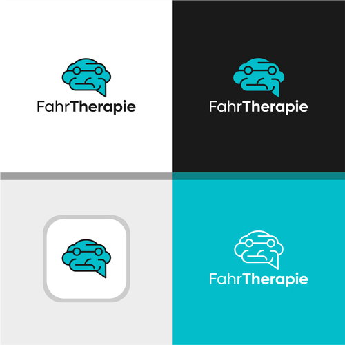 Driving logo with the title 'Brain + Car '