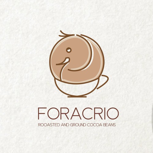 Brown logo with the title 'FORACRIO'
