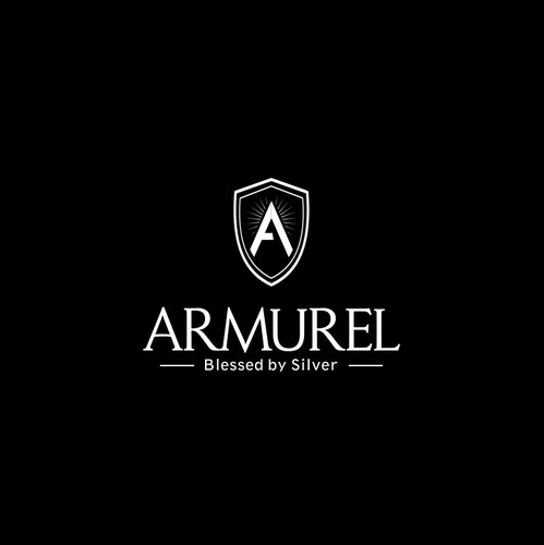 Menswear logo with the title 'Armurel blessed by Silver'