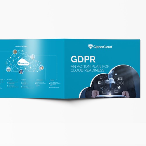 Lively design with the title 'eBook for a technology company'