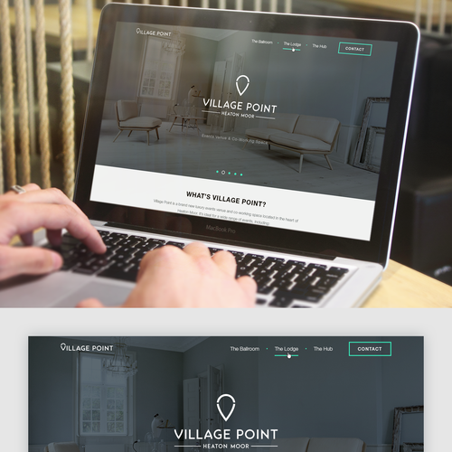 Celebration design with the title 'Village Point'