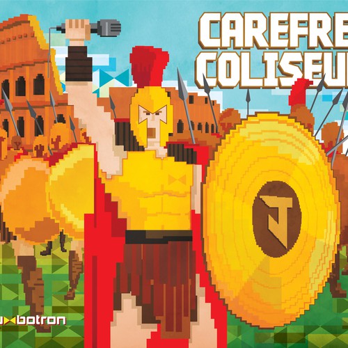 Roman design with the title 'DESIGN A LARGE VINYL BANNER FOR A FUN HIP HOP GROUP!'