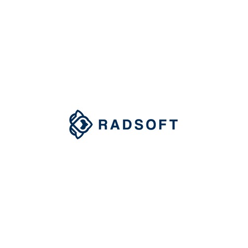 Hardware logo with the title 'Radsoft Logo Design'