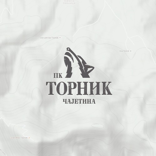 Trekking logo with the title 'Bold outdoor logo with wild spirit'