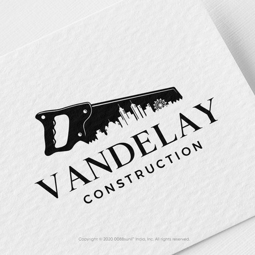 Construction brand with the title 'Construction Company'