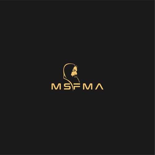 Modern font logo with the title 'MSFMA artist logo'