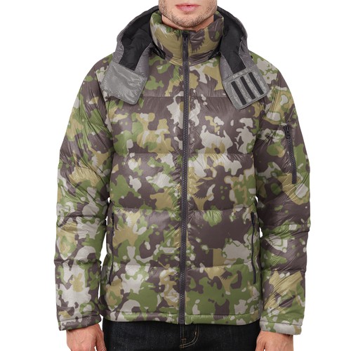 Pattern design artwork with the title 'camouflage'