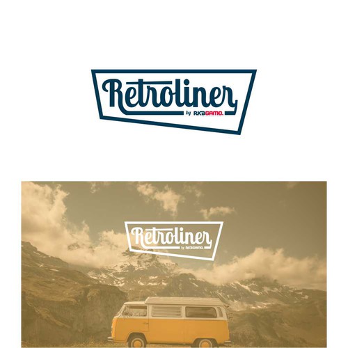 80s logo with the title 'Retro Logo Design wordmark Style'