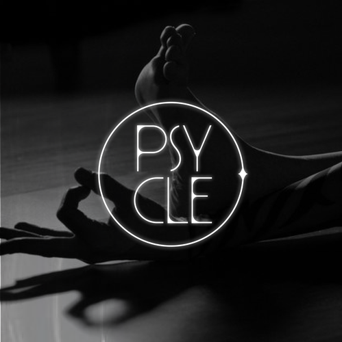 Holistic logo with the title 'PSYCLE — Wellness Identity Design'