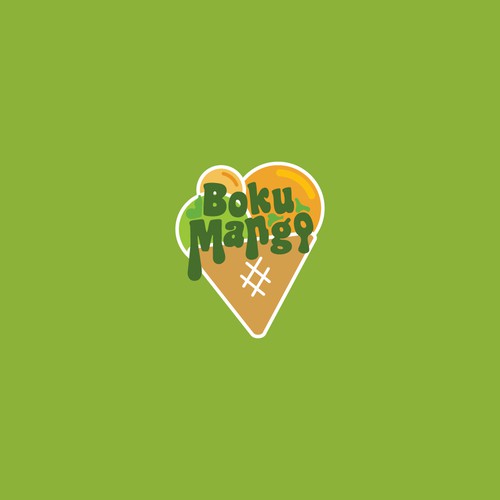 Mango logo with the title 'Logo design'