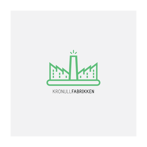 Factory logo with the title 'Kronullfabrikken'