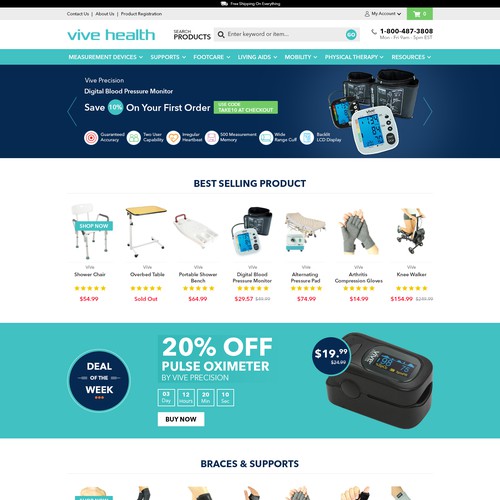 Consumer Products Web Design