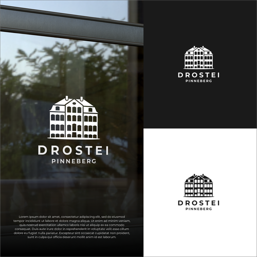 Landmark design with the title 'Logo Concept for Landmark Building'