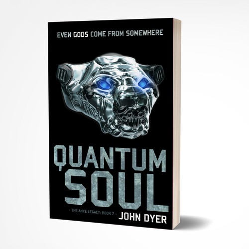 Science-fiction book cover with the title 'Science fiction book cover concept'