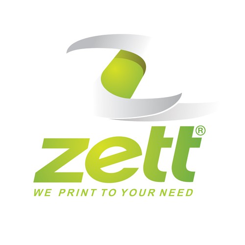 Z logo with the title 'Create the next logo for Zett'