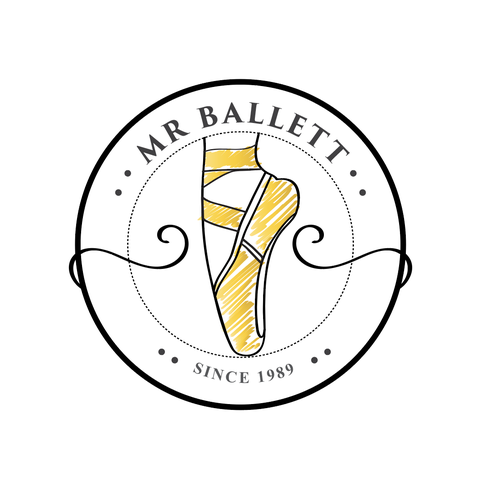 Art logo with the title 'Mr. Ballett Logo Design'