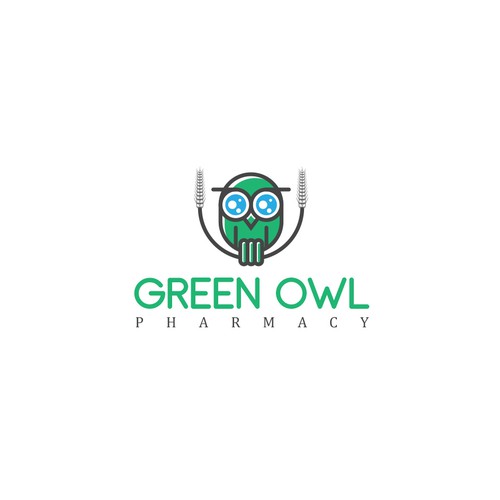 Bio design with the title 'Green Owl Pharmacy'