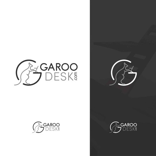 kangaroo logo design