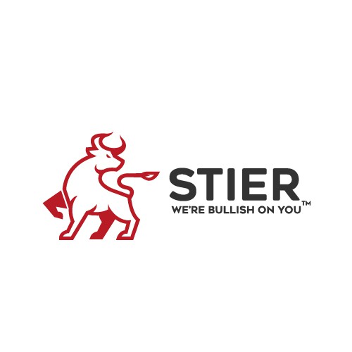 Savings logo with the title 'Raging Bull Logo design for Stier'