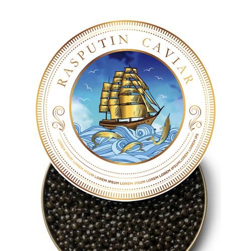 Food label with the title 'product label'