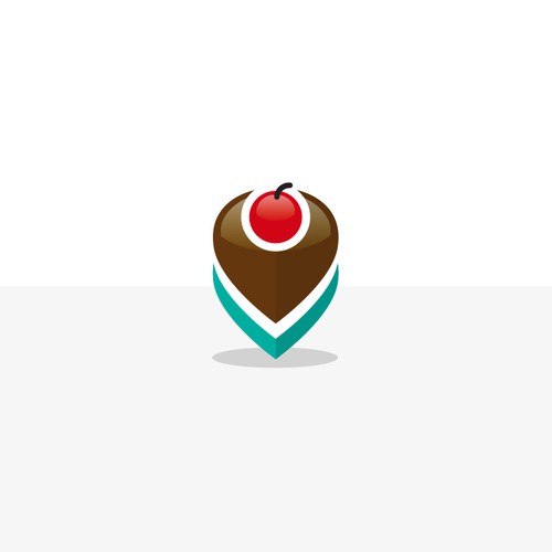 Pin logo with the title 'Logo for Search Cake'