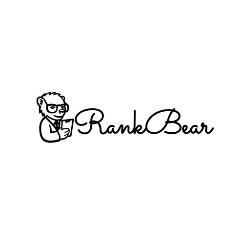 Scientist logo with the title 'RankBear'