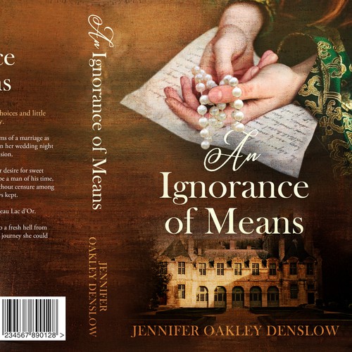 Historical design with the title 'An Ignorance of means - Historical Romance'