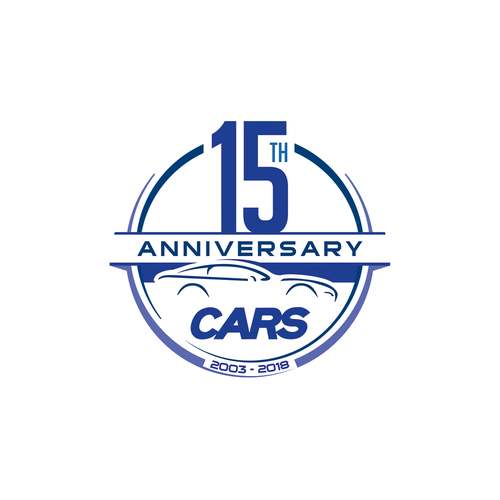 50 year anniversary logo with the title '15th Anniversary mark for CARS'