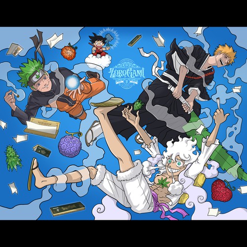 Anime artwork with the title 'T-Shirt contest entry.'