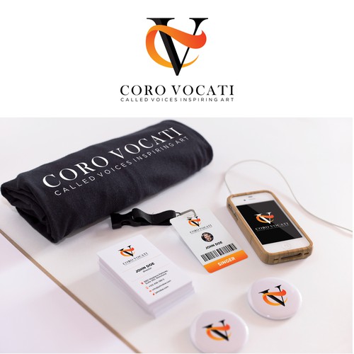 Music brand with the title 'Creating identity package for excellent choir, Coro Vocati'