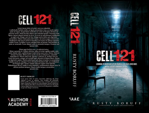 Prison design with the title 'book cover'