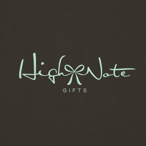 Gift design with the title 'HIGH NOTE Gifts'