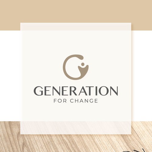 Eco design with the title 'Logo for "Generation for Change"'